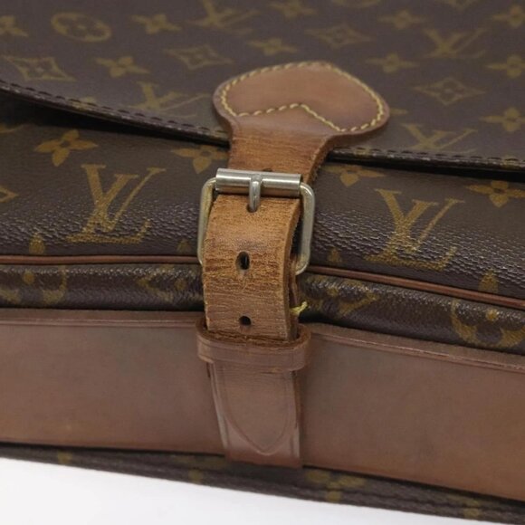 LOUIS VUITTON Monogram Cartouchiere GM Shoulder Bag Vintage M51252 Auth 129350 - Picture 9 of 15